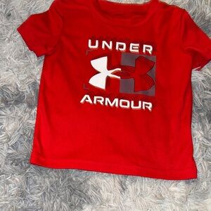 Under Armour Kids Red Graphic Tee